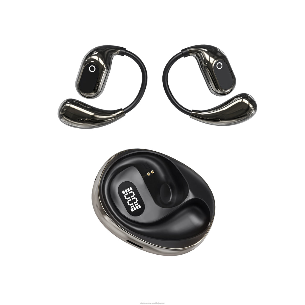 Słuchawki AI Tłumacz Open Ear z Wyświetlaczem LED - TWS Bluetooth