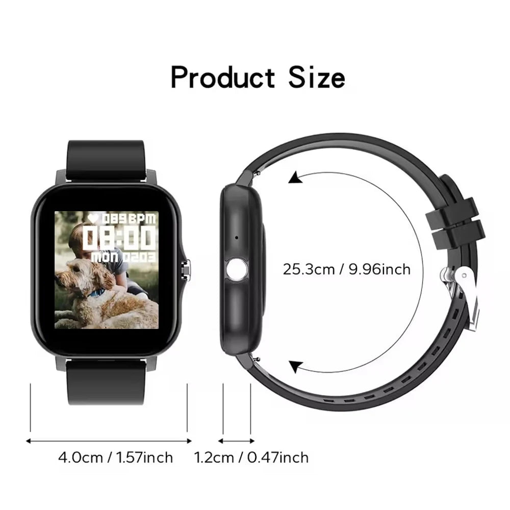 Smartwatch 1.44" - Budżetowy Zegarek dla Android i iOS