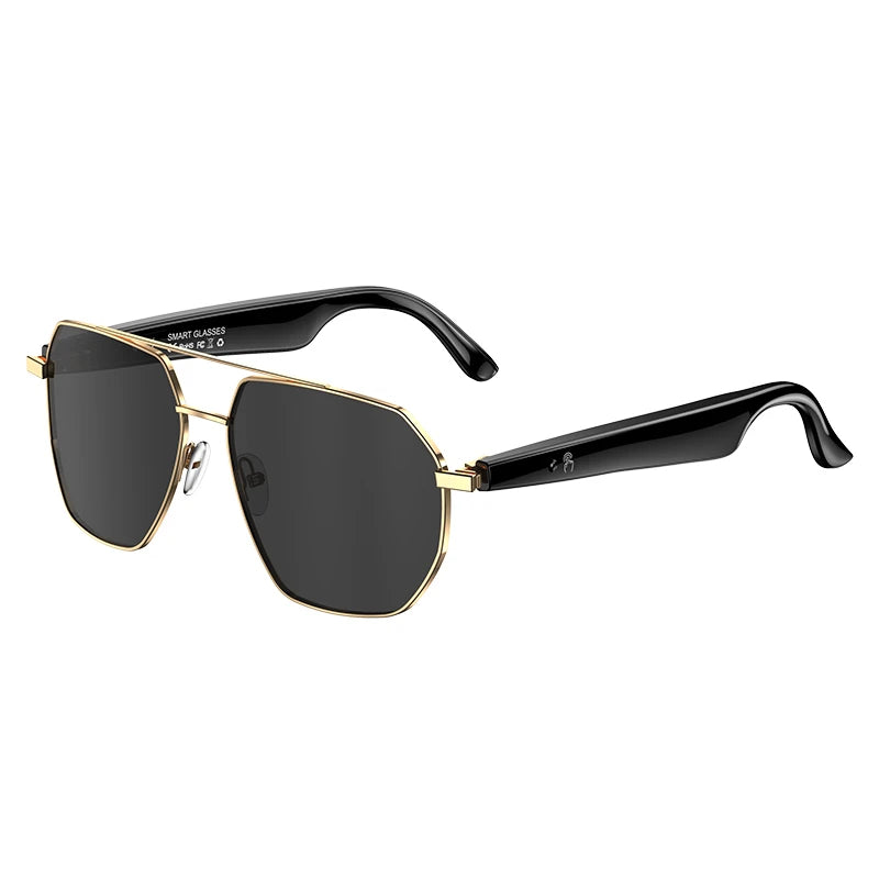AI Translation Intelligent Glasses Smart Glasses Bluetooth Call Sunglasses Anti-blue Light Filtering Polarized Waterproof Lenses