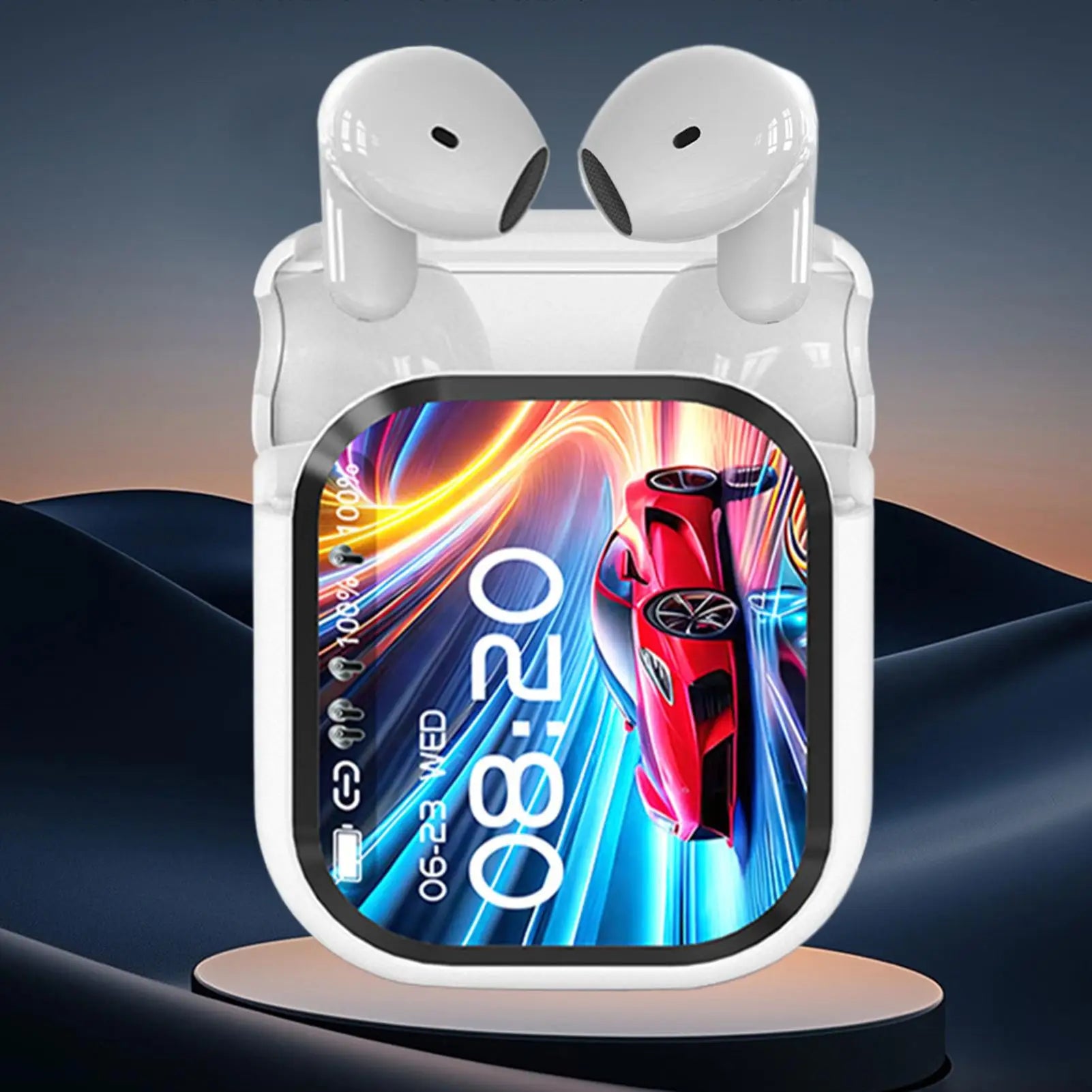Ai Translation Earbuds Real Time Translating Earbuds Ai Translator Touchscreen Wireless Headphones Noise Canceling for Travel