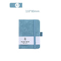 A6/A7 A6/A7 Pocket Notepad with Elastic Band Portable Portable Mini Notebook Simple Style 100 Sheets Agenda Organizer