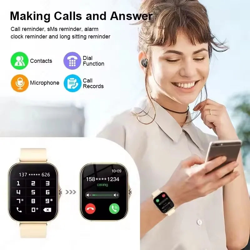 Smartwatch Full Touch - Zegarek z Pełnym Ekranem Dotykowym Multifunkcyjny
