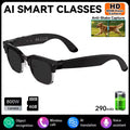 Okulary AI Smart - 8MP, Nagrywanie Wideo, Rozpoznawanie Zdjęć, IP66 Wodoodporne