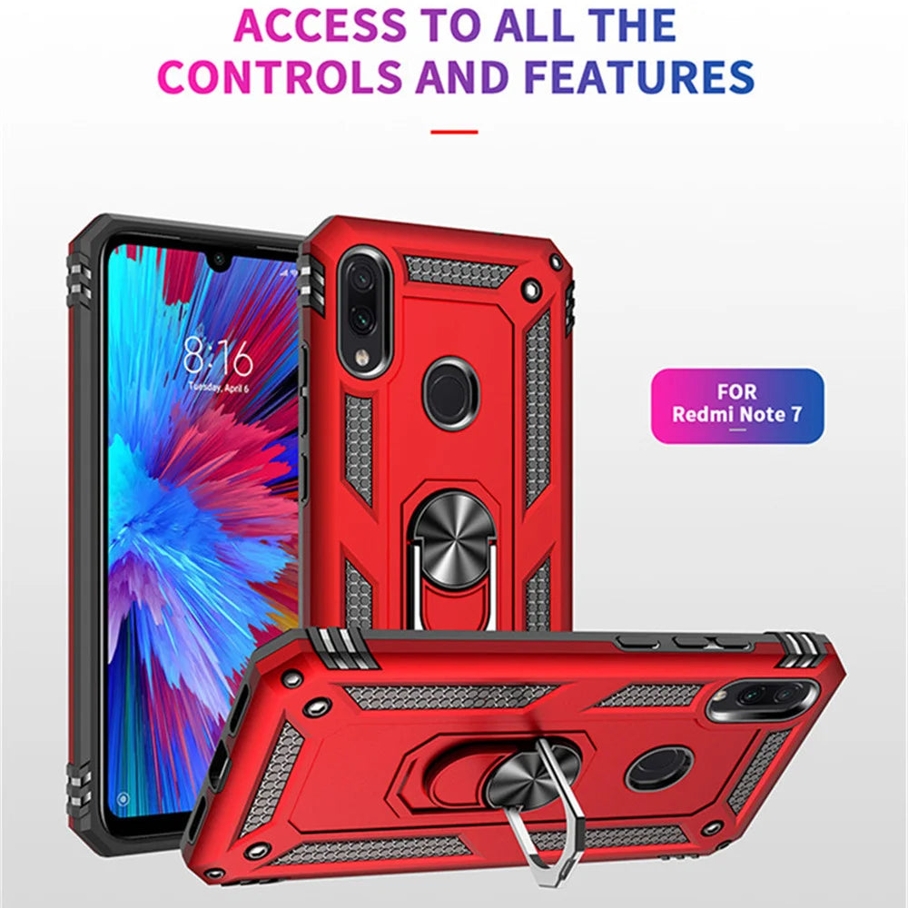 Redmi Note 7 For Xiaomi Redmi Note 10 7 8 9 Pro 8T 7A 9C 9A 8A Case Armor Case For Xiaomi Mi Note 10 9 SE Poco M3 F3 X3 Pro