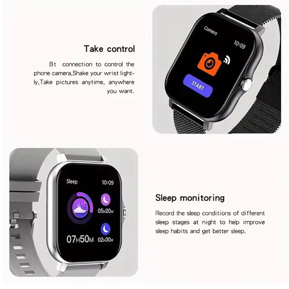 Smartwatch 1.44" - Budżetowy Zegarek dla Android i iOS