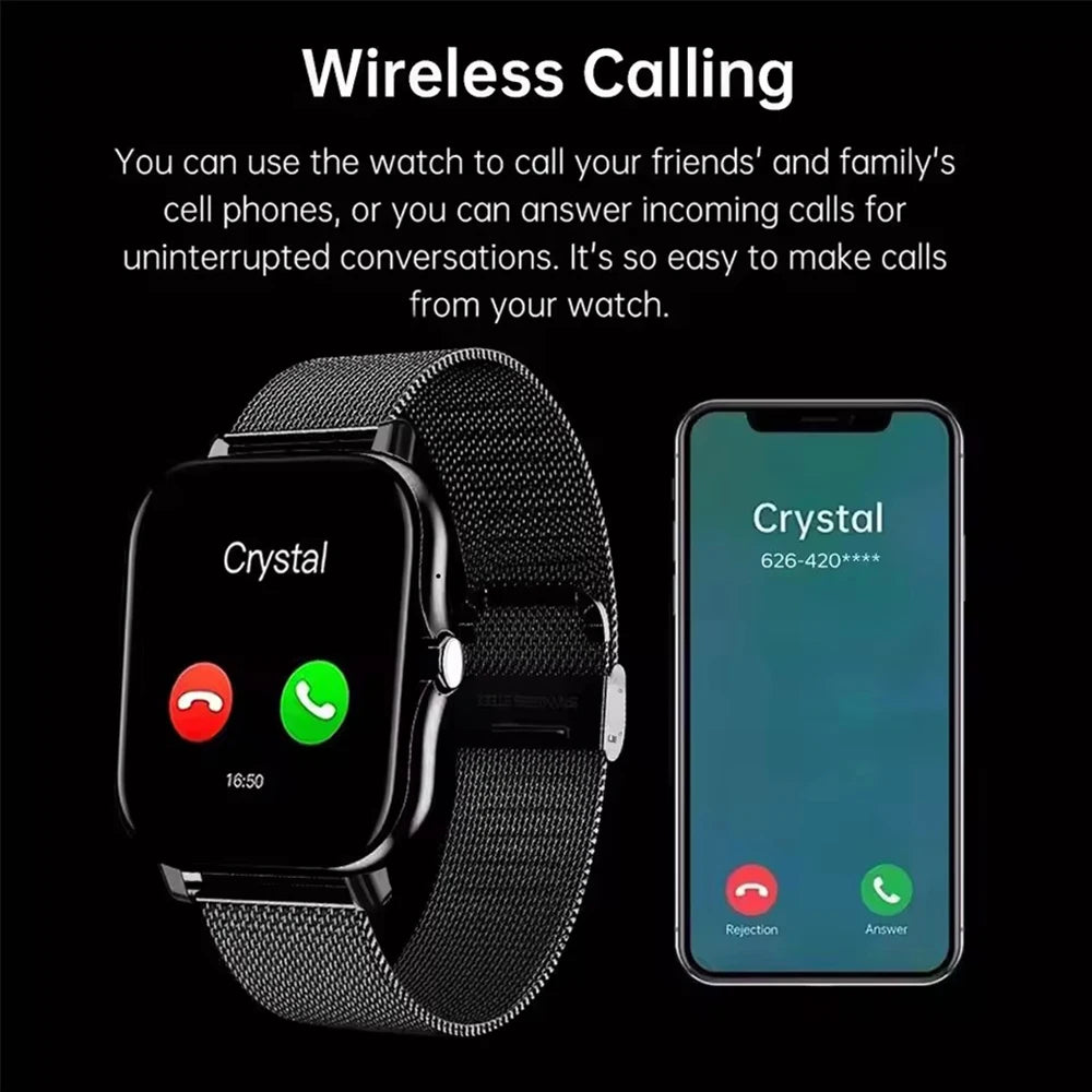 Smartwatch 1.44" - Budżetowy Zegarek dla Android i iOS