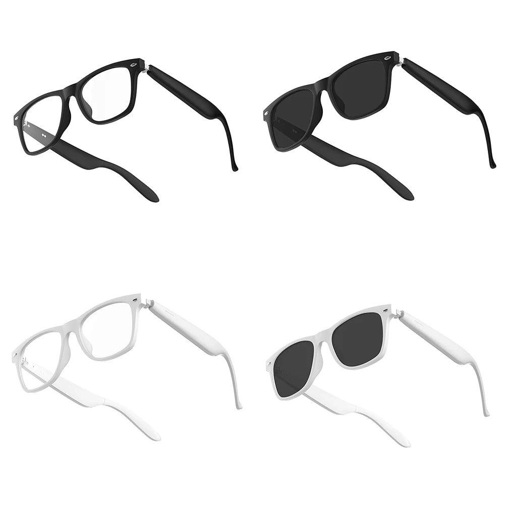 AI Intelligent Translation Glasses Smart Glasses Anti Glare Wireless Headset Sunglasses Sports Driving Sunglasses for Men Women