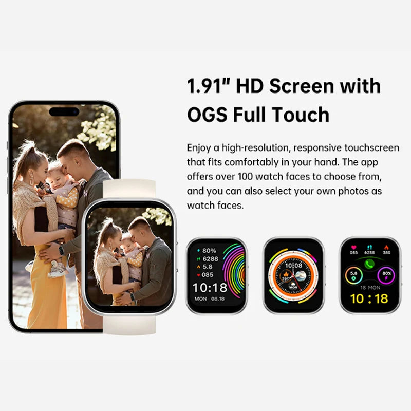Smartwatch OUKITEL BT103 - Wytrzymały Zegarek Outdoor z Bluetooth
