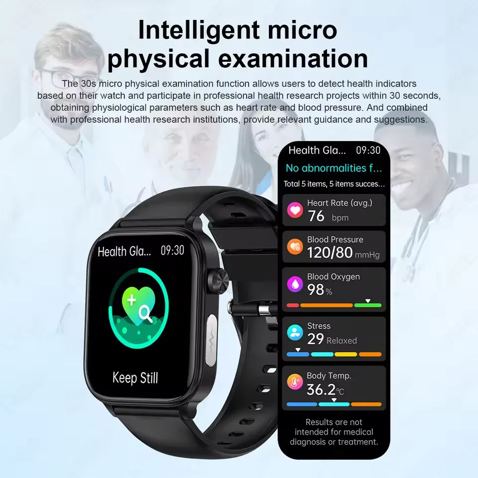Smartwatch Medyczny AI 2025 - ECG PPG Diagnoza Zdrowia Monitoring