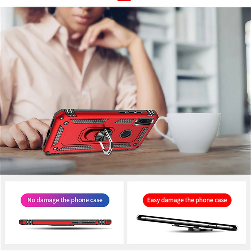 Redmi Note 7 For Xiaomi Redmi Note 10 7 8 9 Pro 8T 7A 9C 9A 8A Case Armor Case For Xiaomi Mi Note 10 9 SE Poco M3 F3 X3 Pro
