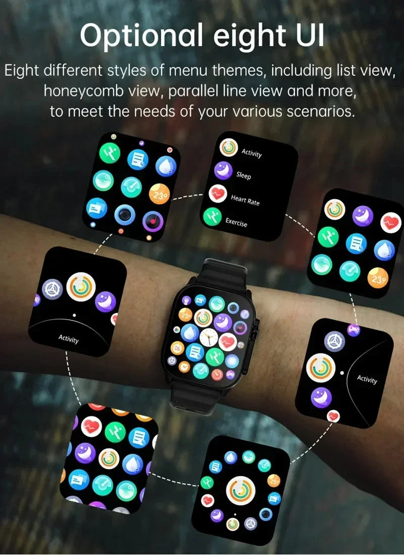 Smartwatch LAXASFIT - Budżetowy Zegarek Fitness z Monitoringiem Zdrowia