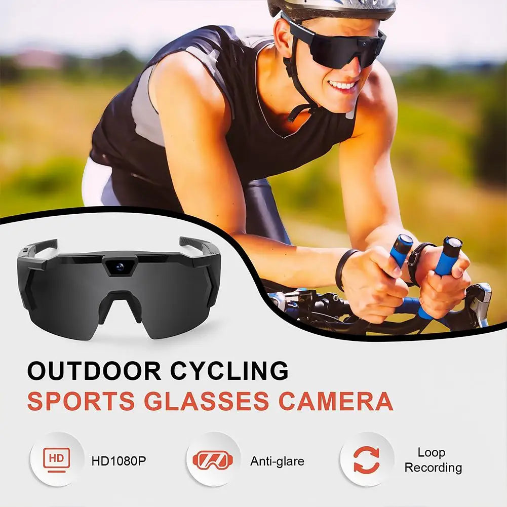 Okulary AI Smart 2026 - Kamera HD, Outdoor Cycling, Wiatroszczelne, Fotografia