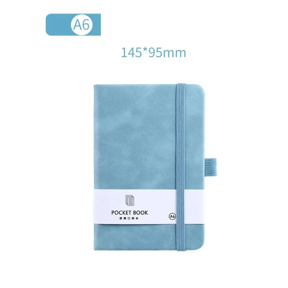 A6/A7 A6/A7 Pocket Notepad with Elastic Band Portable Portable Mini Notebook 100 Sheets Simple Style Agenda Organizer