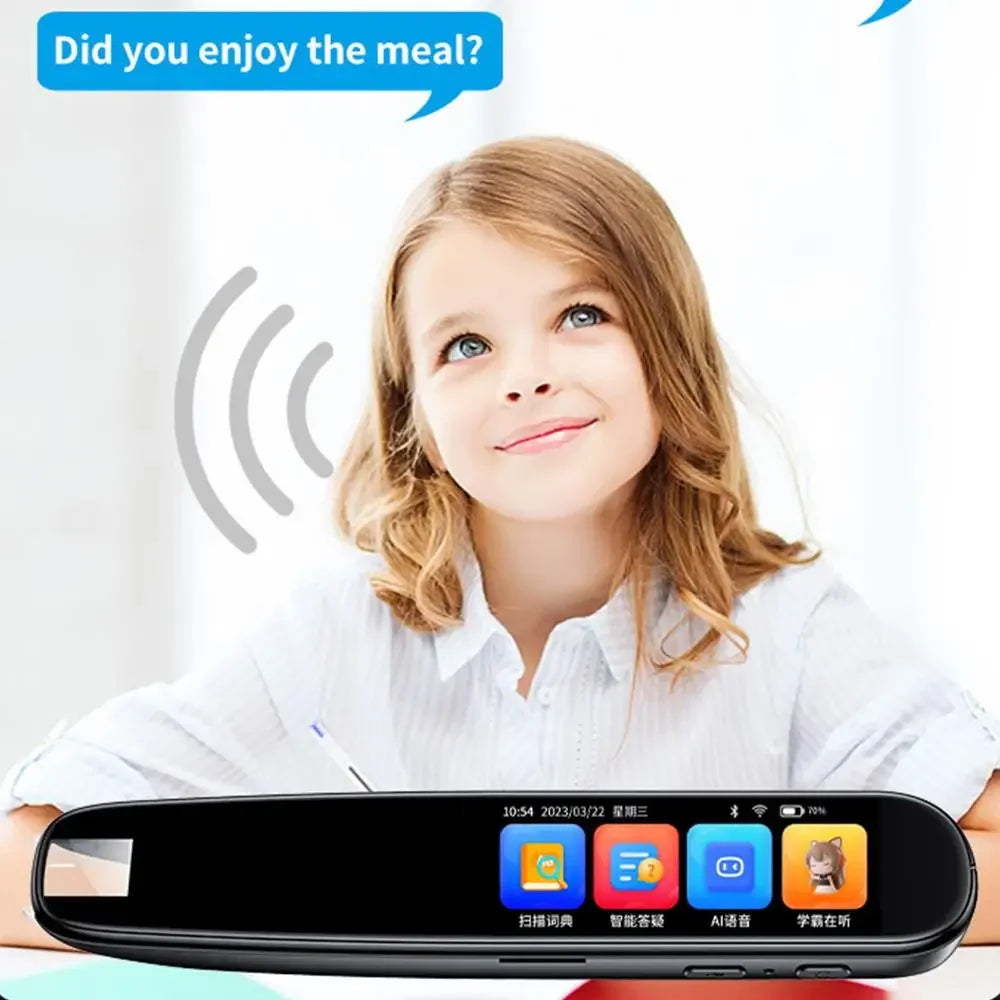 Inteligentny Skaner AI z Tłumaczem - Portable Voice Translator Scanner Pen