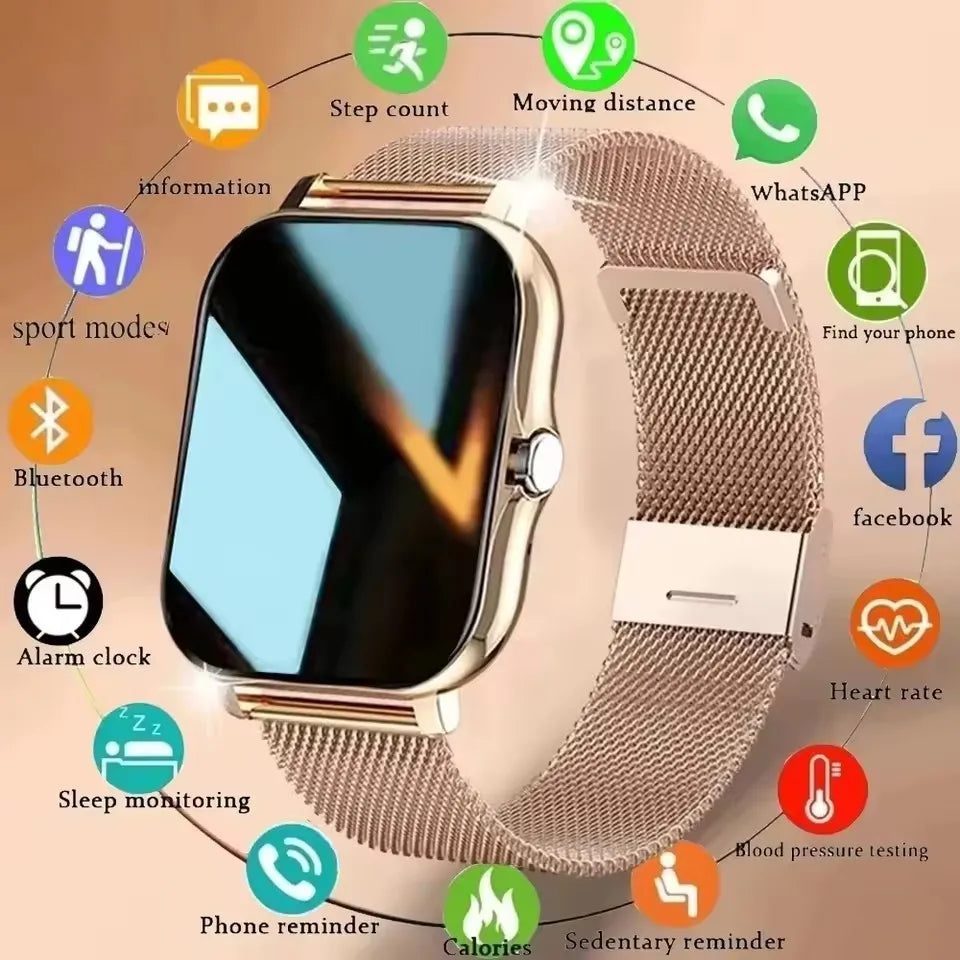 Smartwatch 1.44" - Budżetowy Zegarek dla Android i iOS