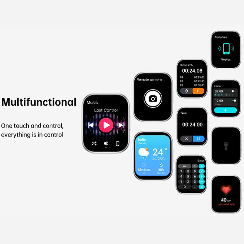 Smartwatch OUKITEL BT103 - Wytrzymały Zegarek Outdoor z Bluetooth