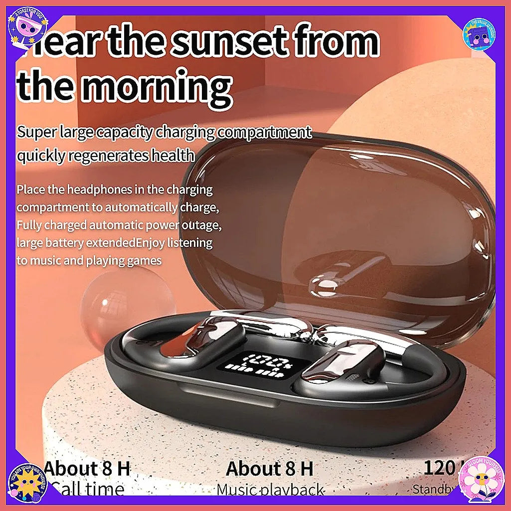AI Translator Earbuds with 144 Languages, Bluetooth 5.3, Noise Cancelling & Real-Time Translation Wireless Earphones