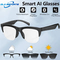 AI Glasses Men Women Smart Glasses Color-Changing Lenses High-Definition Voice Calls Hi-Fi Music Quality Open-ear Audio Glasses