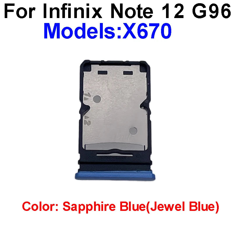 Sim Card Tray Slot For Infinix Note 11 Pro X697 X663B Note 11s X698 Note 12 G96 X663C X663D X670 Sim Card Reader Slot Adapter