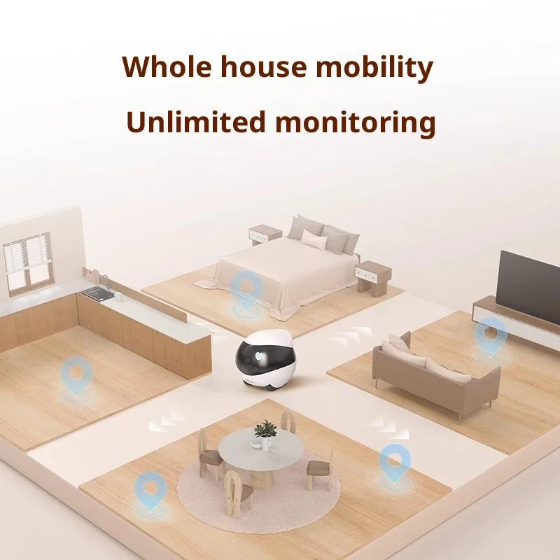 Robot Enabot EBO SE - Inteligentny Robot Domowy z Kamerą AI i Monitoringiem