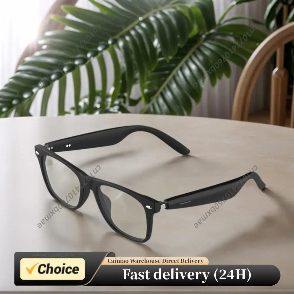AI Intelligent Translation Glasses Smart Glasses Anti Glare Wireless Headset Sunglasses Sports Driving Sunglasses for Men Women