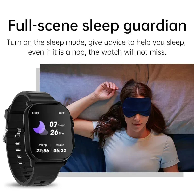Smartwatch LAXASFIT - Budżetowy Zegarek Fitness z Monitoringiem Zdrowia