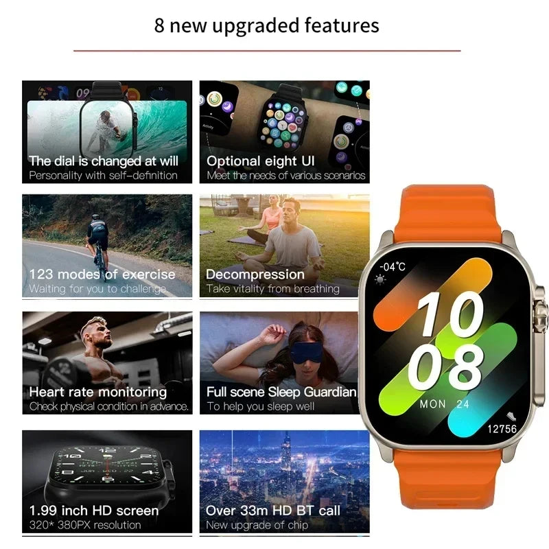 Smartwatch LAXASFIT - Budżetowy Zegarek Fitness z Monitoringiem Zdrowia