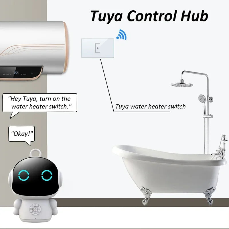 Tuya Smart Life AI Voice Recognition Robot Early Education Toys for Kids Speech Interactive Telling Stories Companion Chatbot
