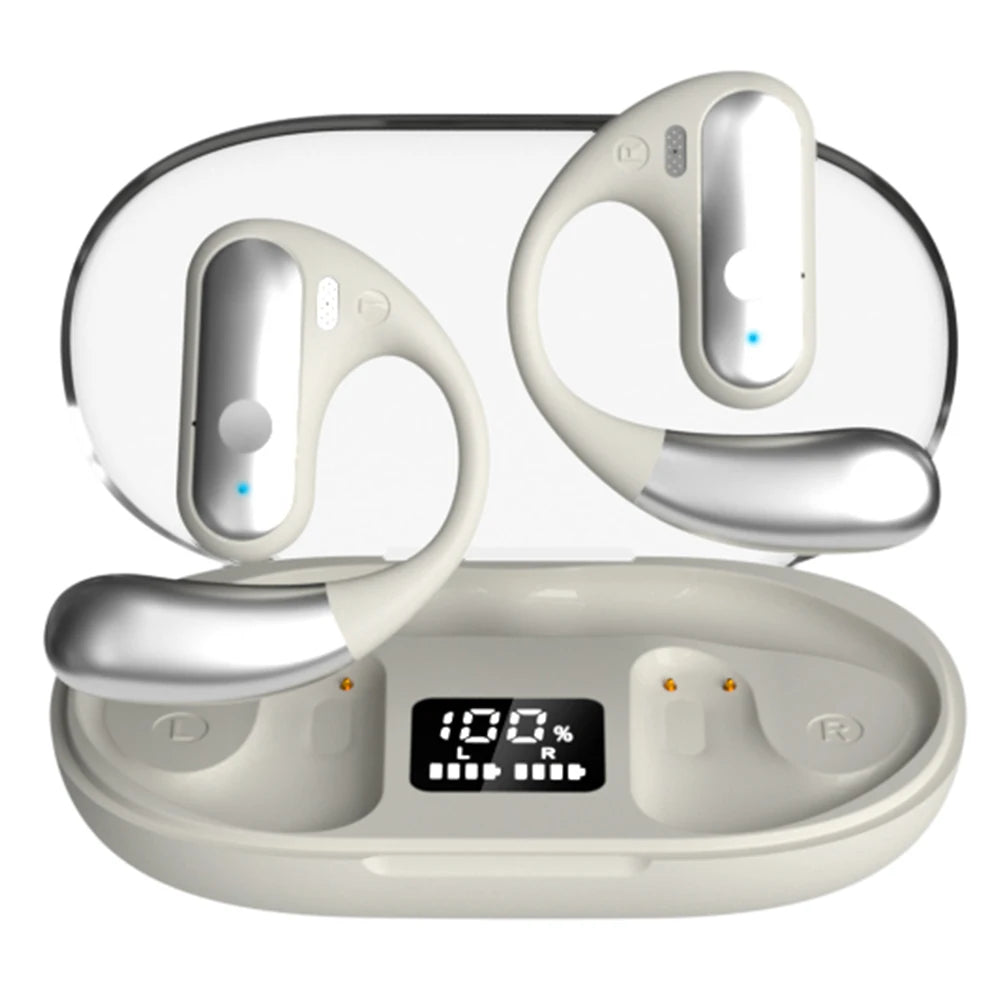 AI Translator Earbuds with 144 Languages, Bluetooth 5.3, Noise Cancelling & Real-Time Translation Wireless Earphones