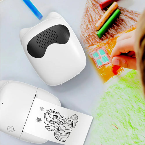 2026 AI New Voice Text Picture Printing Mini Convenient Printer WIFI Can Connect To Mobile Phone Parent-child Interaction