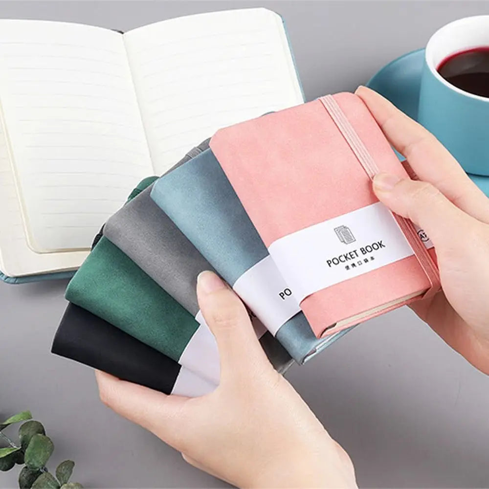 A6/A7 A6/A7 Pocket Notepad with Elastic Band Portable Portable Mini Notebook Thickening Not Drop Pages Agenda Organizer